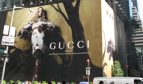 Fashion Advertising - Gucci Wallscae