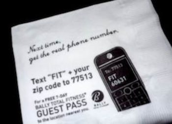 Napkin Advertising