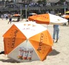 Beach Umbrella Advertising