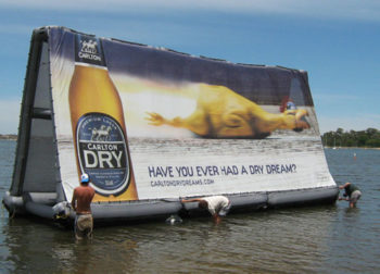 Floating Billboard Advertising