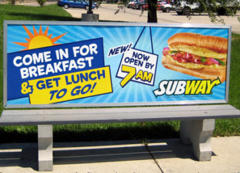 Bus Bench Advertising