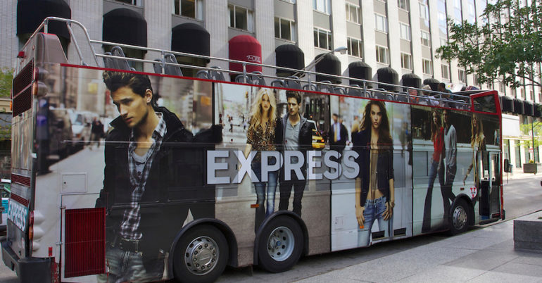 Double Decker Bus Advertising