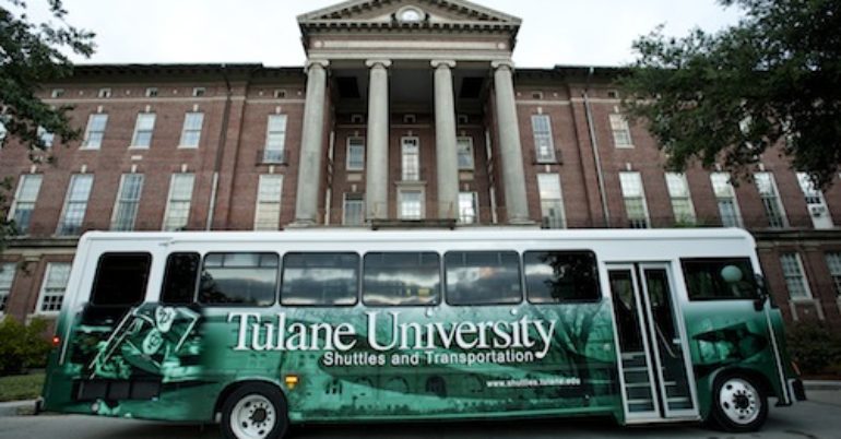 University Shuttle Advertising