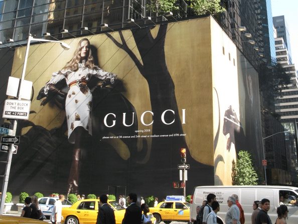 Fashion Advertising - Gucci Wallscae