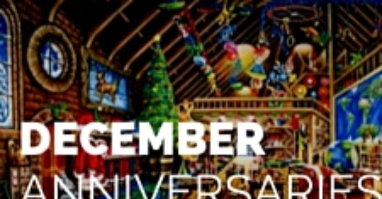 December Anniversaries