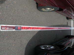 parking lot advertising verizon