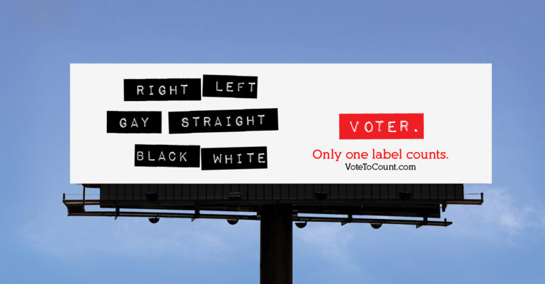 Vote to Count, Help Spread the Message